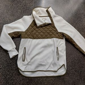 Quilted pull over jacket